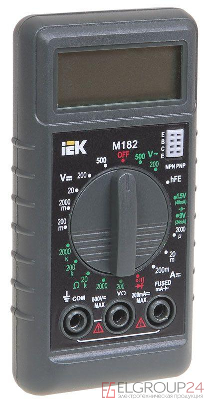 Мультиметр цифровой Compact M182 IEK TMD-1S-182
