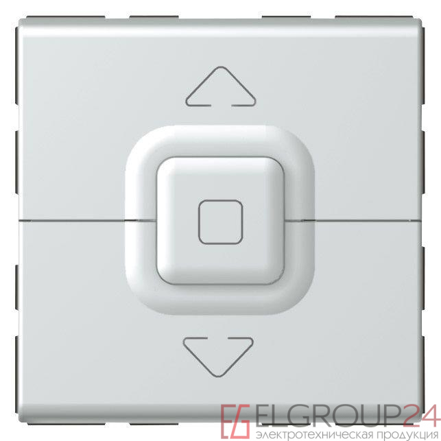 Выключатель привода кнопочный для жалюзи 2мод. Mosaic алюм. Leg 079225
