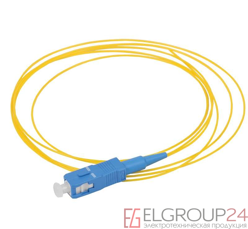 Пигтейл для одномодового кабеля (SM); 9/125 (OS2); SC/UPC; LSZH (дл.1.5м) ITK FPT09-SCU-C1L-1M5