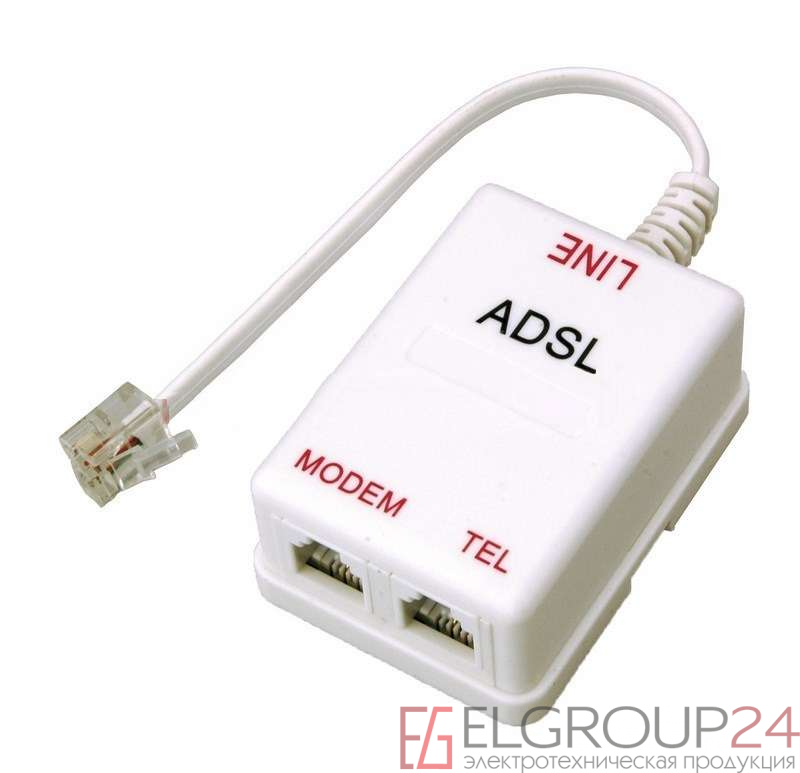 Сплиттер ADSL с пров. бел. Rexant 03-0013