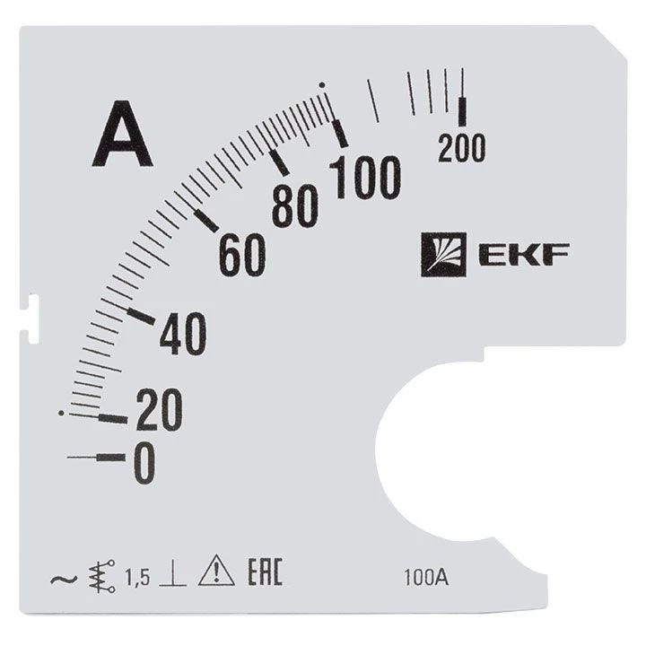 Шкала сменная для A961 100/5А-1.5 PROxima EKF s-a961-100